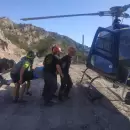 Un ciclista cay en los senderos de Chacras y tuvo que ser rescatado en helicptero