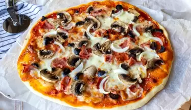 receta de pizza romana