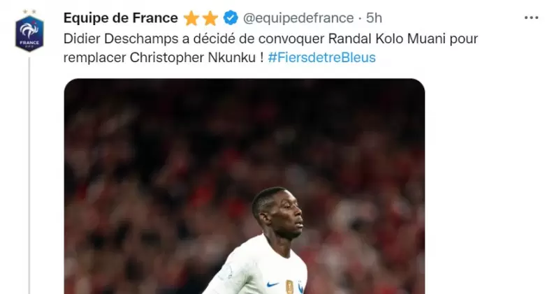 reemplazo nkunku