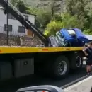 VIDEO: Un accidente en la ruta a Chile complica el trnsito internacional