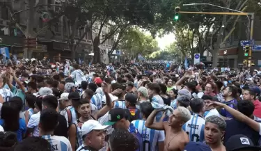 Festejos -Argentina-croacia