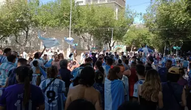 Festejos argentina campeón