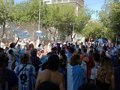Festejos argentina campen