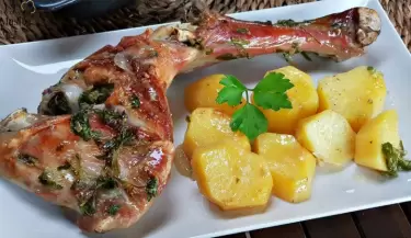 receta de paleta de cordero al horno