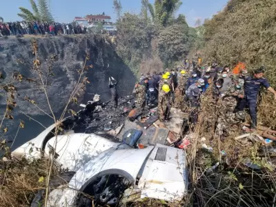 avión estrellado en Nepal