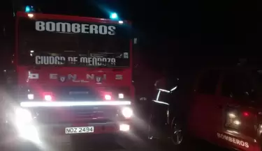 Incendio en Las Heras