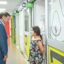 Suarez recorri el hospital materno infantil modelo de Mendoza