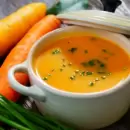 Receta de sopa de zanahoria y jengibre