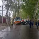 Una mujer murió al chocar de frente con un colectivo en Guaymallén