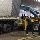 Un camión se accidentó dentro del túnel internacional y hubo demoras