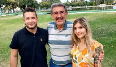 Nicols Torres, Ricardo Mansur y Leila Amar.