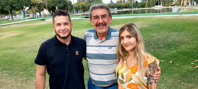 Nicolás Torres, Ricardo Mansur y Leila Amar.