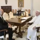 Francisco recibi en el Vaticano al primer ministro de Ucrania