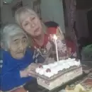 El increble festejo de una abuela centenaria en San Rafael
