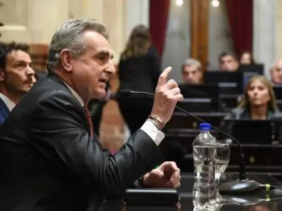 Agustín Rossi en el Senado de la Nación