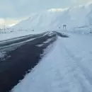 Despejaron la ruta a Las Leas tras la fuerte nevada