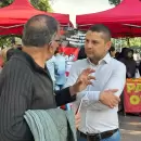 Víctor da Vila, referente del FIT, contra el hambre en Mendoza