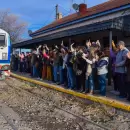 Fiesta en Palmira por la llegada del tren de pasajeros