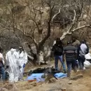 Hallaron bolsas con ms restos humanos en una fosa clandestina