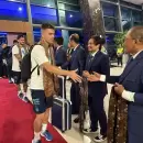Sin Messi, la Argentina lleg� a Indonesia
