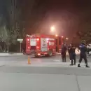 Rescataron a un hombre cuando se le incendiaba su casa