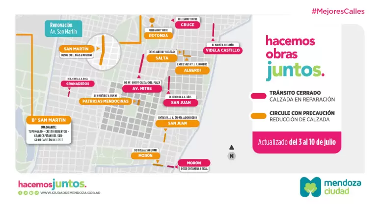 obras calles ciudad