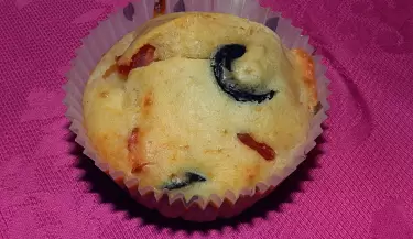 muffins de aceitunas