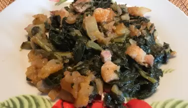acelgas rehogadas con panceta