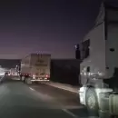 (Video) Otra vez la ruta 7 se colaps de camiones y autos