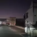 (Video) Otra vez la ruta 7 se colaps� de camiones y autos