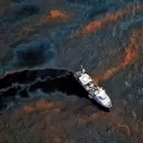 Detectaron un gigantesco derrame petrolero en el Golfo de Mxico