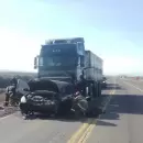 Impresionante accidente entre dos camiones y un auto en la ruta 7 hacia Chile