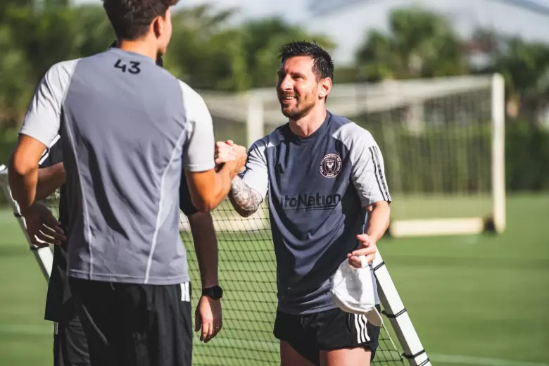 messi entrenamiento inter de miami