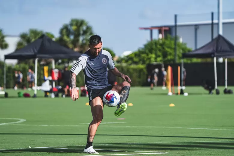 messi entrenamiento inter de miami