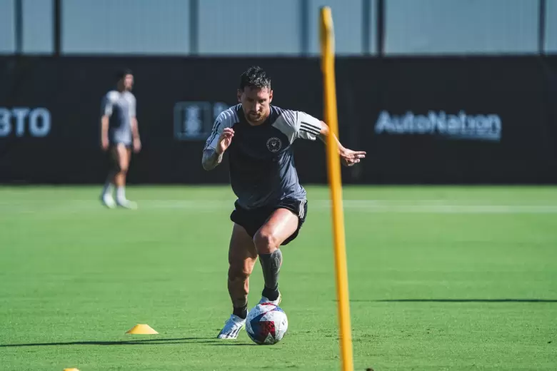messi entrenamiento inter de miami