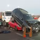 Choque en cadena en el Acceso Sur de Godoy Cruz complica el ingreso a la Ciudad
