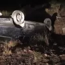 Conduc�a ebrio y volc� en Potrerillos