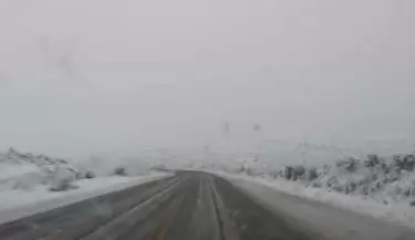 Ruta 94 con nieve