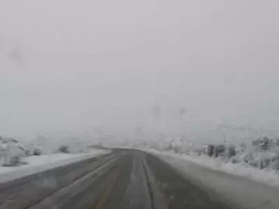 Ruta 94 con nieve