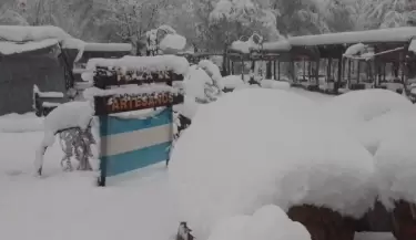 nieve en el manzano historico tunuyan