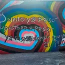 Vandalizaron un mural del orgullo LGBTIQ+ a metros de un boliche de Guaymalln