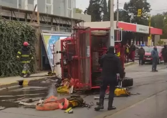 Accidente bomberos