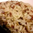 Receta de arroz con salsa de nuez