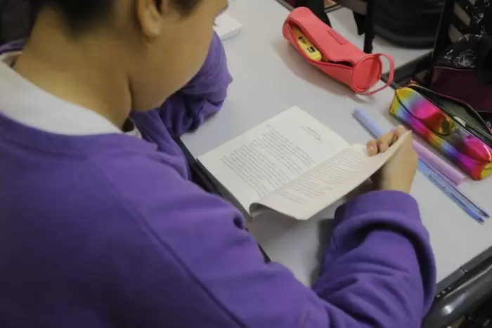estudiante lectura