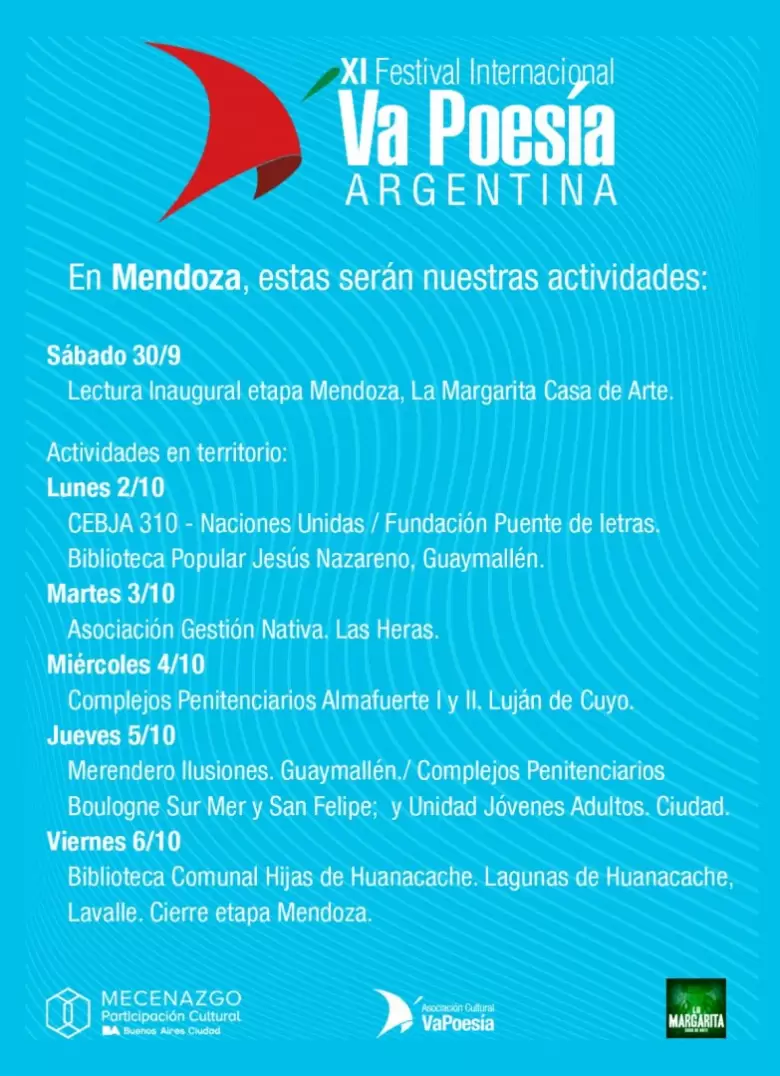 Actividades Mendoza: Va Poesa ARGENTINA.