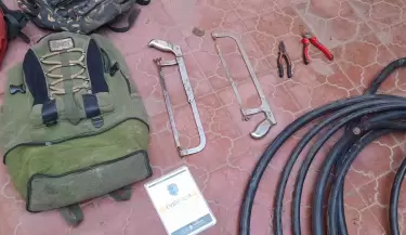detenido cable ciudad