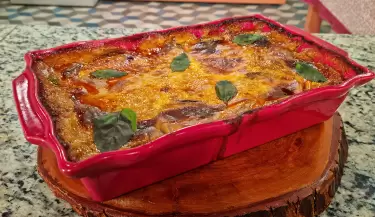 lasagna berenjena y zucchini