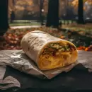Wrap muy liviano con queso, �en solo 3 pasos!