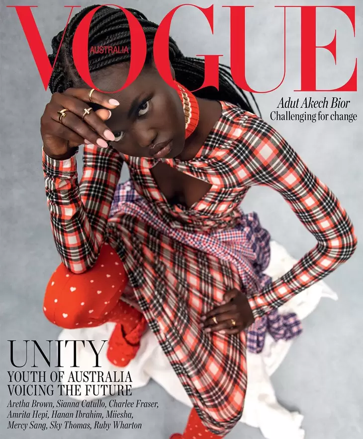 adut akech vogue