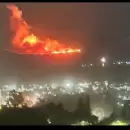 Feroz incendio en el Pedemonte: Comenz la evacuacin de Barrios cercanos ante el avance del fuego